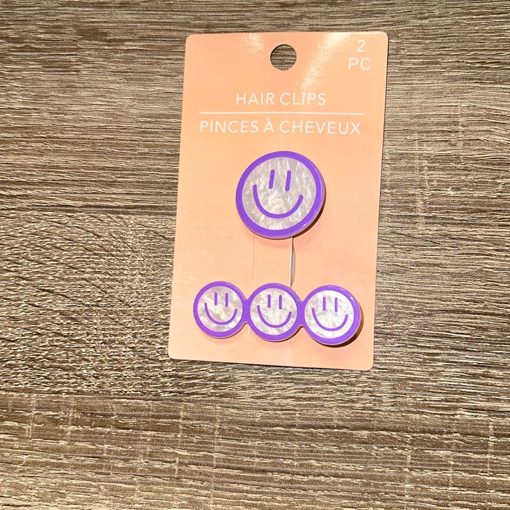 Hair Clips 2 PC New